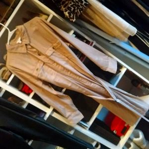 Belted Long-sleeve Shirt Dress